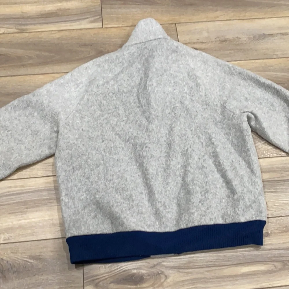 PENFIELD Vintage Men’s Jacket Gray & Navy Fleece Zippered XL - Picture 8 of 12